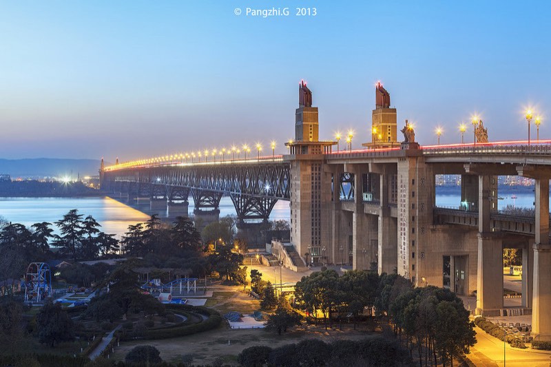 南京长江大桥实景