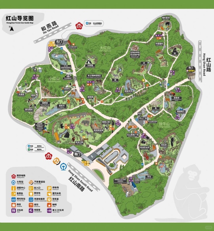 南京红山森林动物园实景