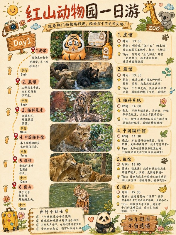 南京红山森林动物园实景