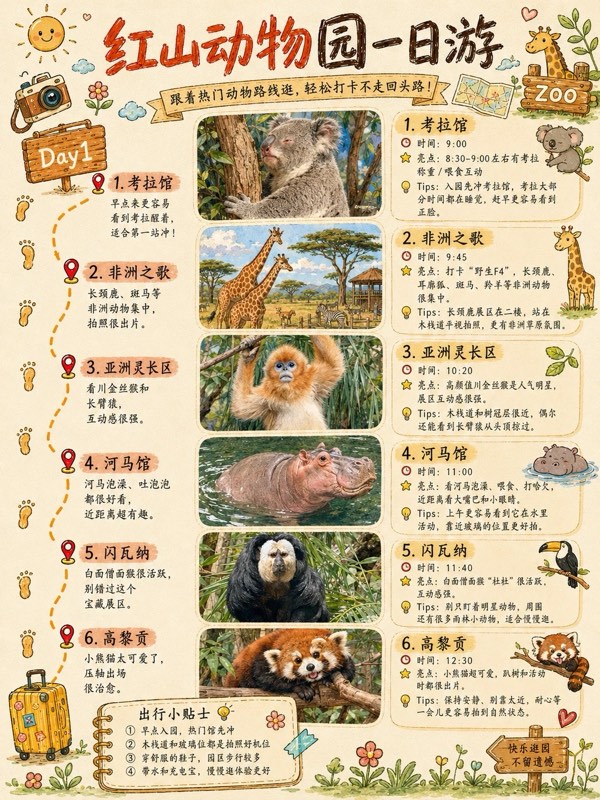 南京红山森林动物园实景
